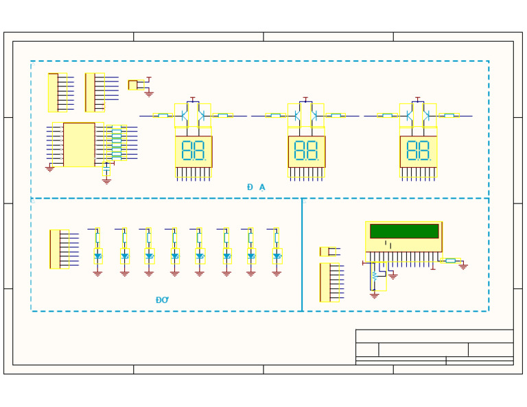 LED and LCD Schematic Design Overview | PDF