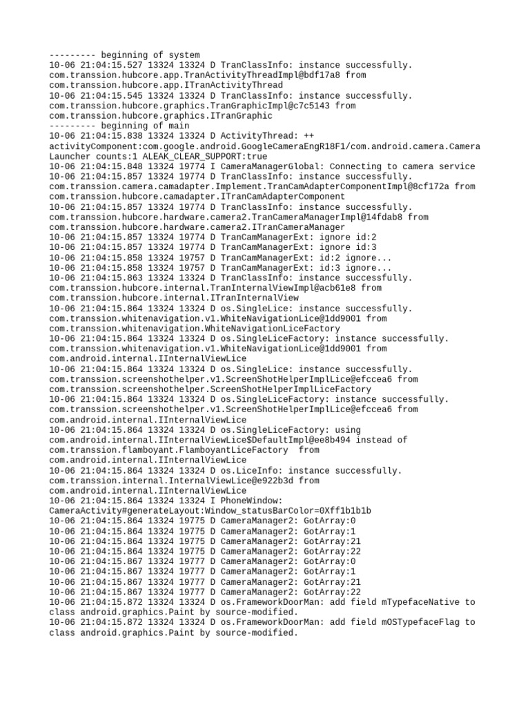 Log Cat 1759759455796 | PDF | Software | Computing