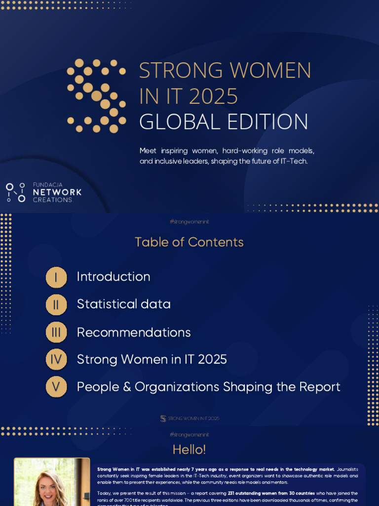 Strong Women in IT 2025 Report | PDF | Intelligence (AI) & Semantics ...