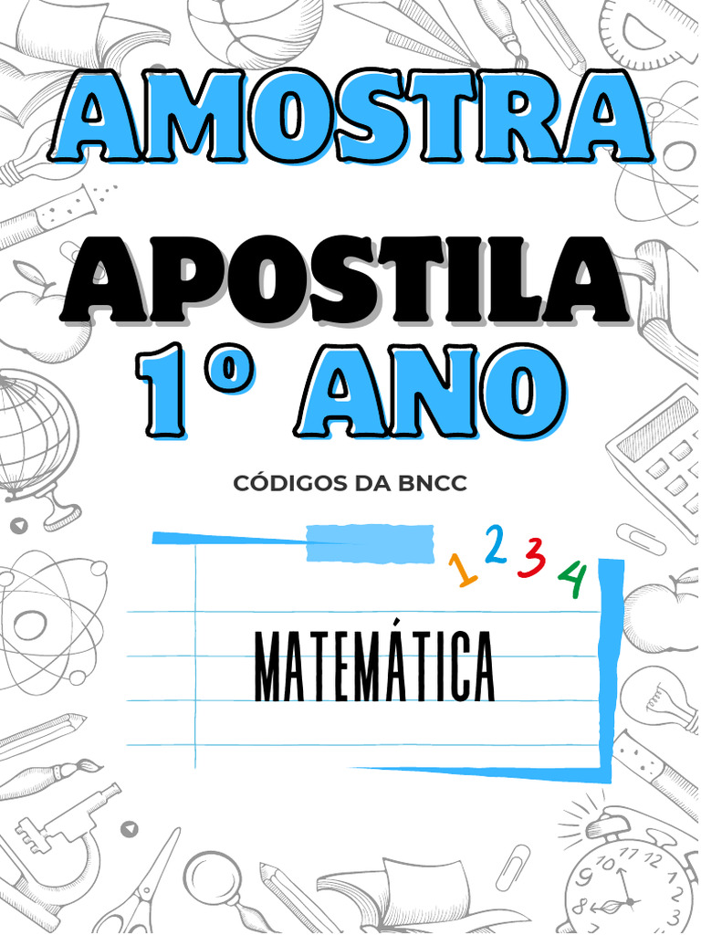 Apostila de Matemática 1º Ano BNCC | PDF | Maçã