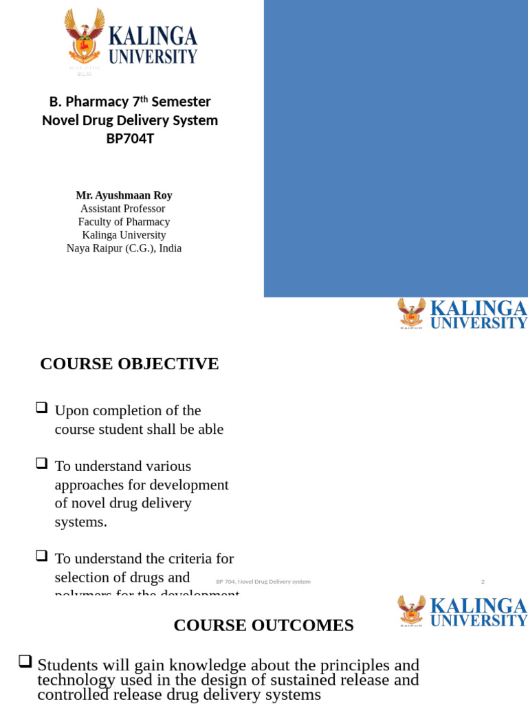 Novel Drug Delivery System Overview | PDF | Polymers | Acid ...