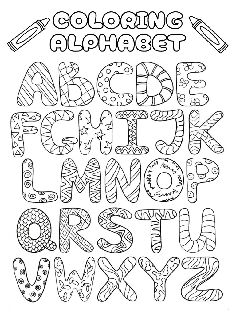 Coloring Alphabet | PDF