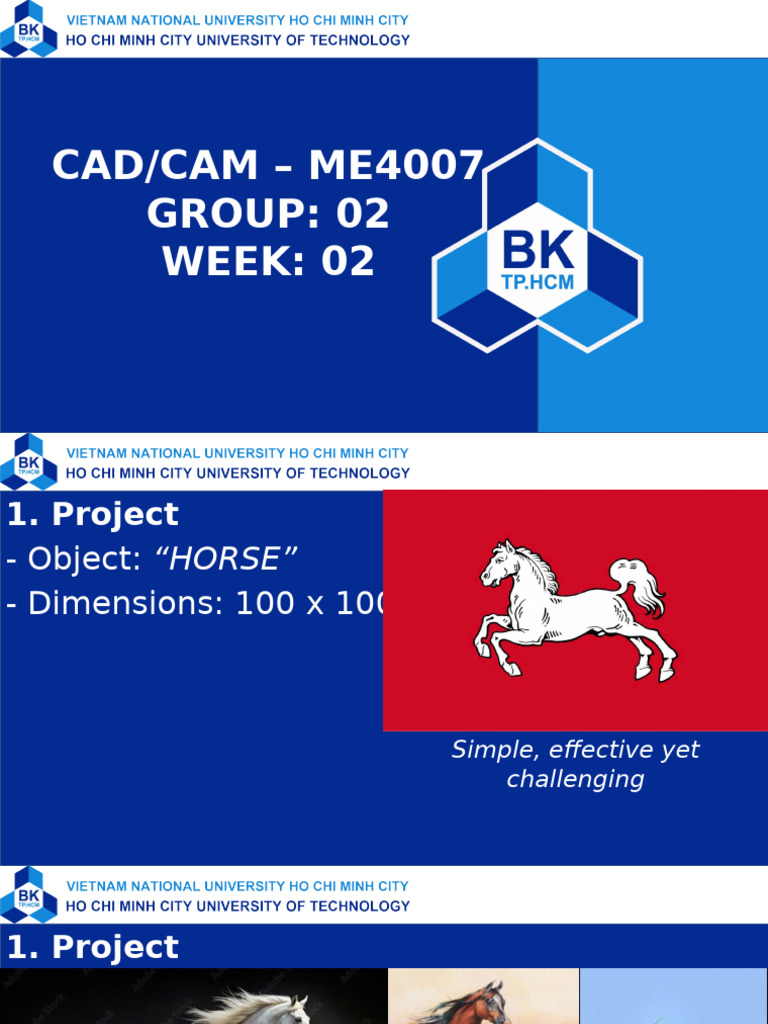 CAD/CAM Project: Horse Design Overview | PDF