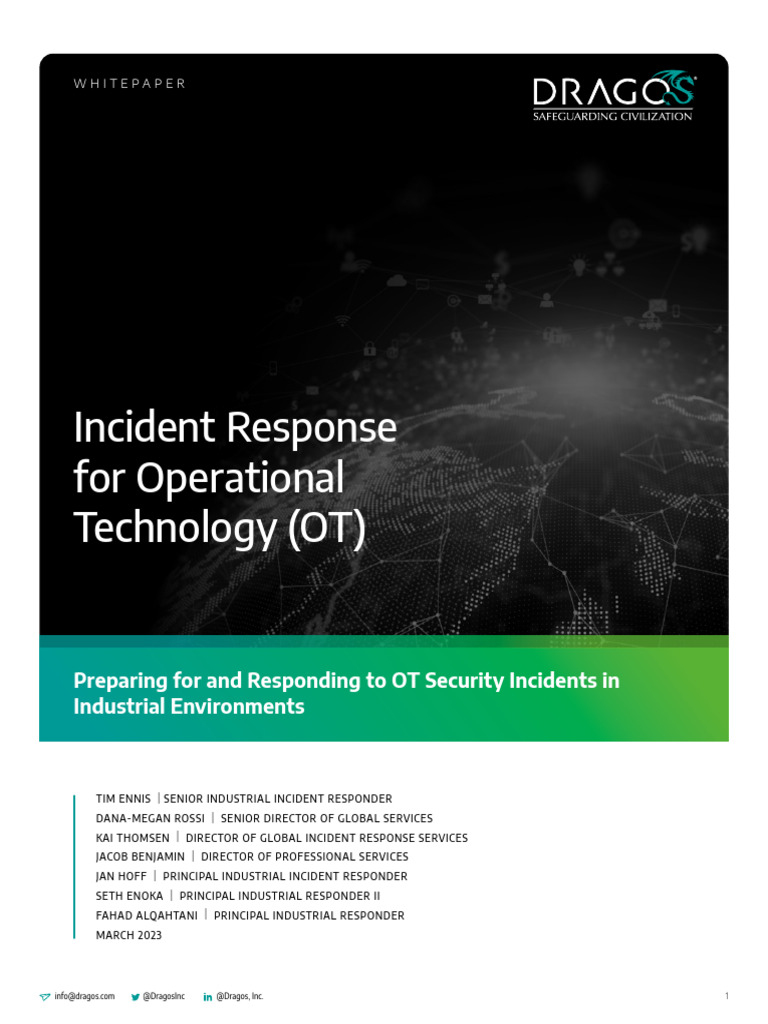 OT Incident Response Strategies Guide | PDF | Incident Command System ...