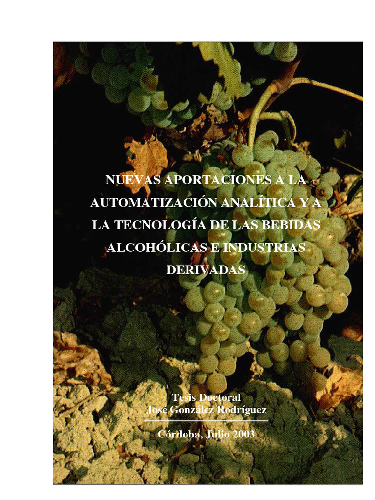 Automatizacion Análisis | PDF | Vino | Vinificación