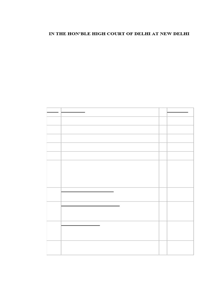 Writ of Mandamus Petition Format | PDF | Affidavit | Mandamus