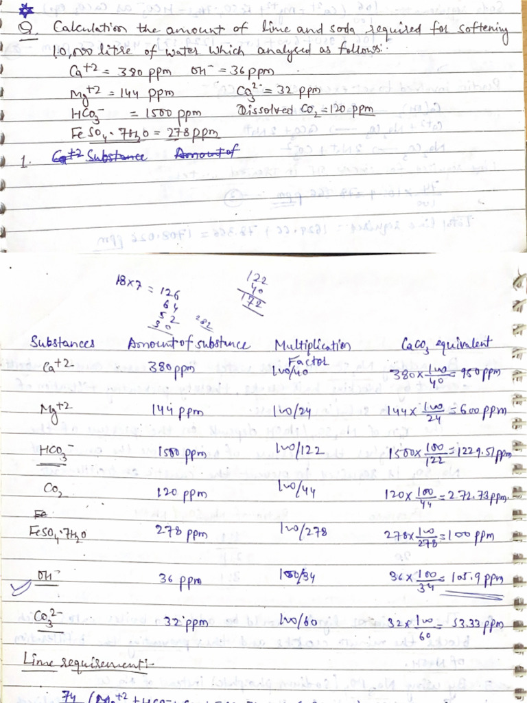 Numerical For Water Chapter | PDF
