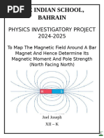 Drawing Magnetic Field Lines of Bar Magnet | PDF | Magnetic Field | Magnet