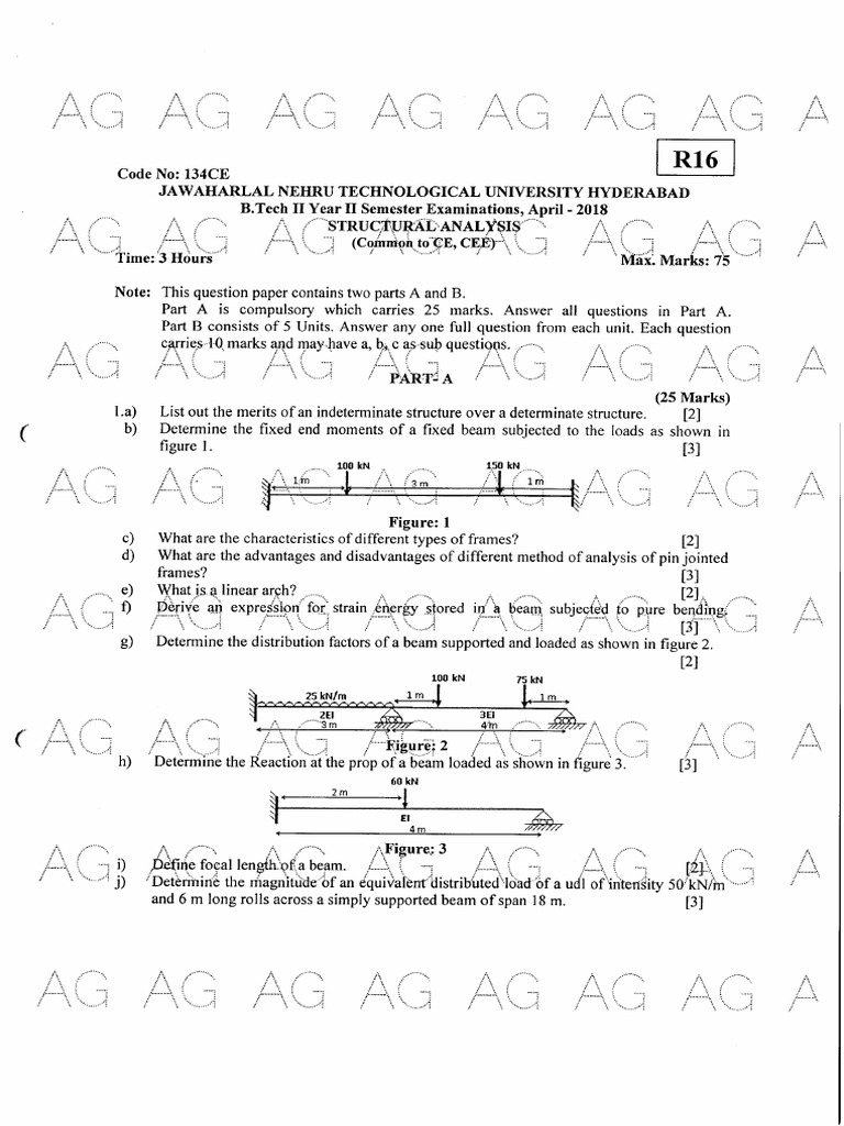 Structural Analysis I 2018 | PDF