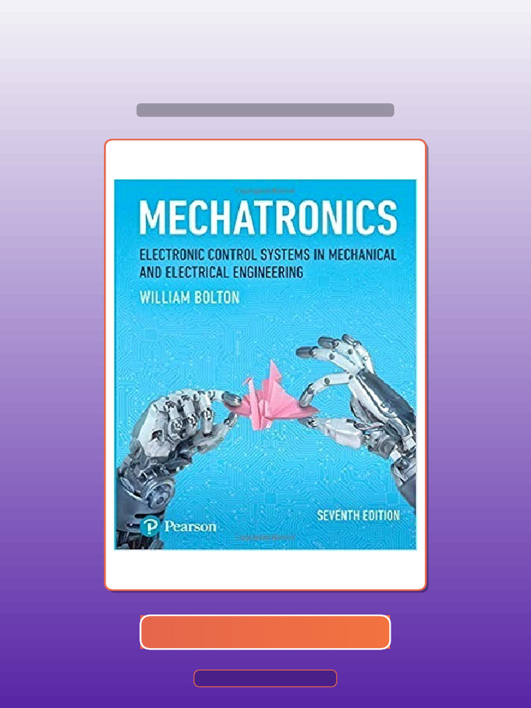 Mechatronics Electronic Control Systems in Mechanical and Electrical ...