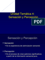 URP unidad 4 Sensación y Percepción