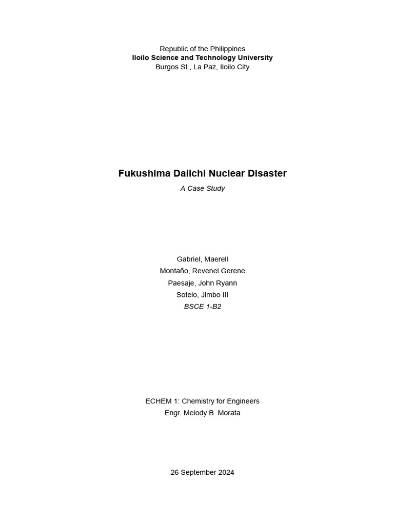Fukushima Daiichi Nuclear Disaster Pdf Fukushima Daiichi Nuclear