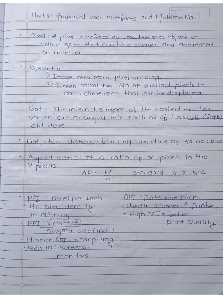 CG Unit 2 VVS | PDF