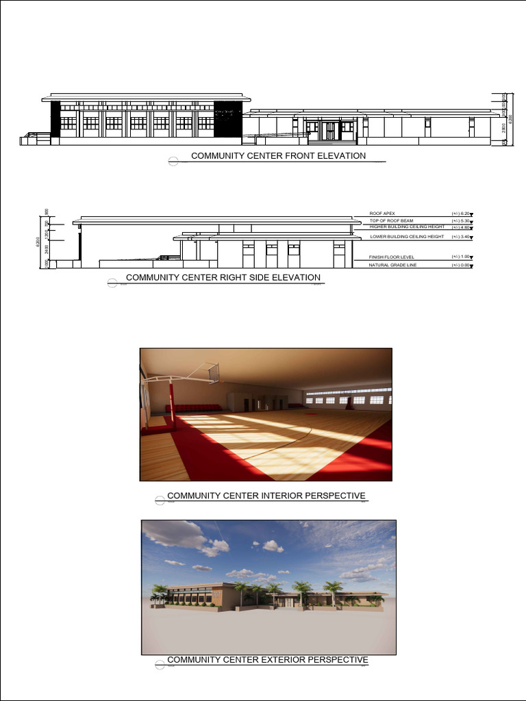 Community Center Architectural Perspectives | PDF