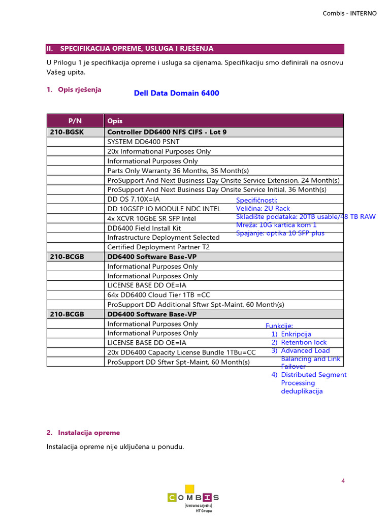 Dell DD6400 Specifications and Services | PDF | Software | Computer ...