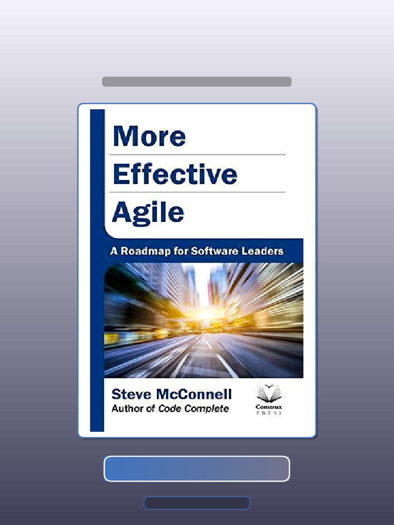 More Effective Agile a Roadmap for Software Leaders eBook and TestBank ...