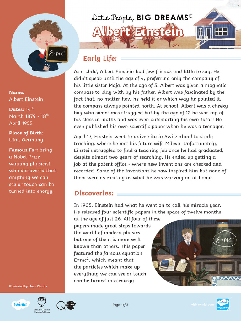 Albert Einstein: Life and Discoveries | PDF | Albert Einstein | Quantum ...