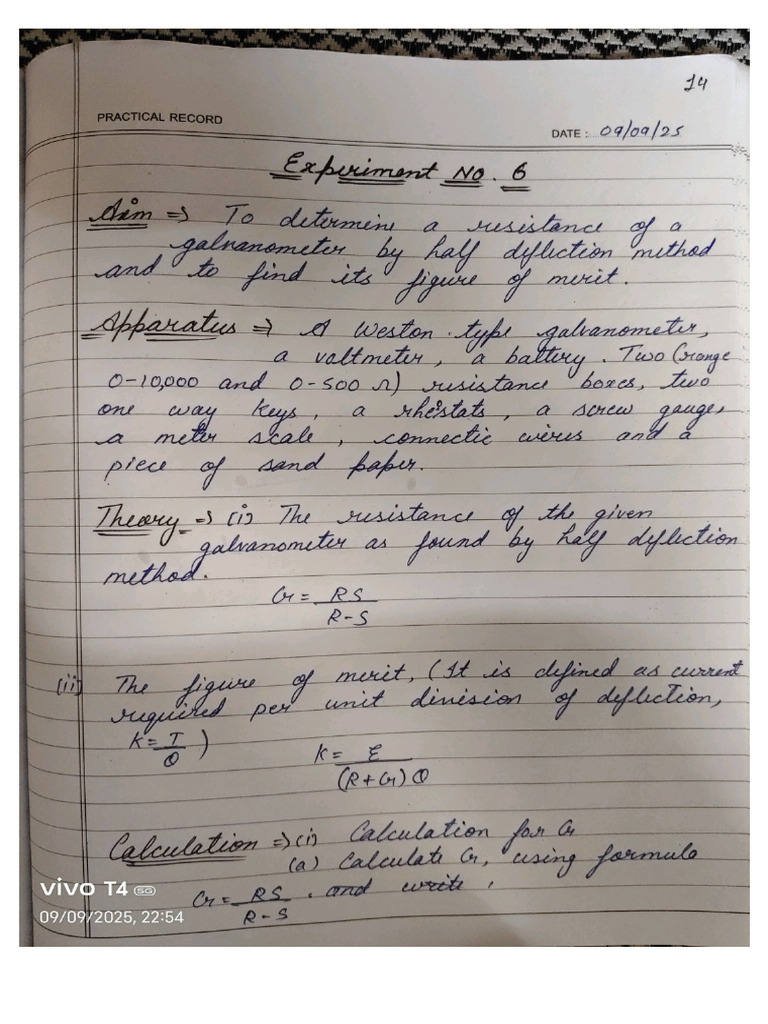 Physics Exp 06 | PDF