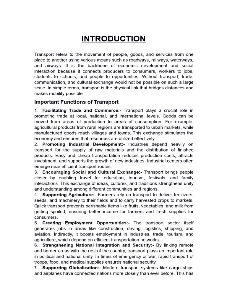 Transportation in India 2 | PDF | Transport | Rail Transport