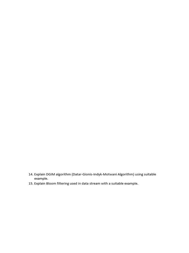 Question Bank Theory Based On Unit 3 4 and 5 Ver2 | PDF | Cluster ...