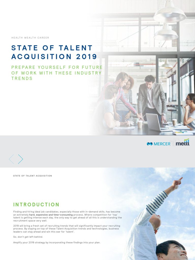 2019 Talent Acquisition Trends Report | PDF | Recruitment | Artificial ...