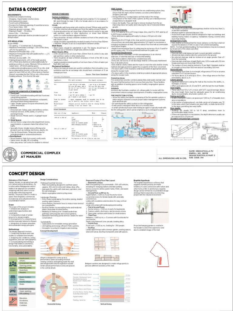 Commercial Building Design Standards | PDF | Stairs