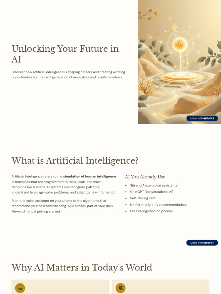 Future Careers in AI Explained | PDF | Artificial Intelligence ...