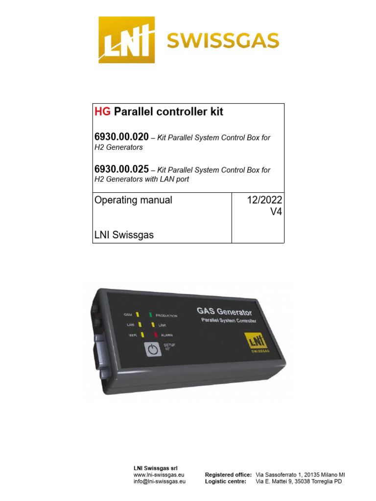 H2 Generator Parallel Controller Kit | PDF | Usb | Computer Science