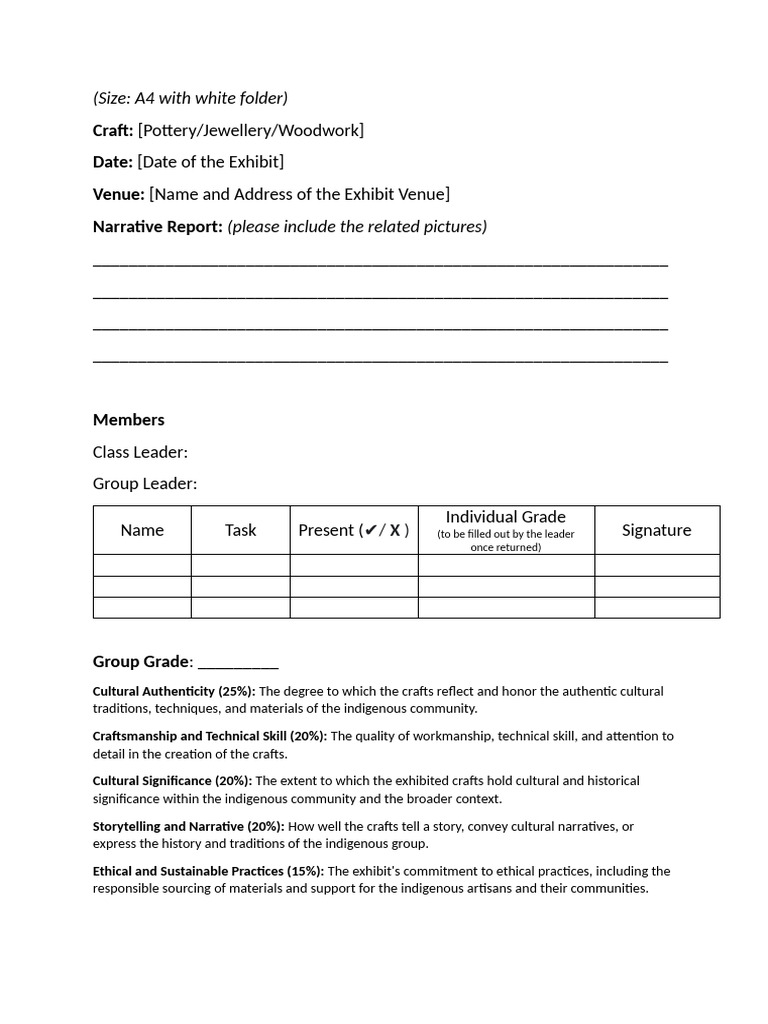 Indigenous Craft Exhibit Evaluation Report | PDF