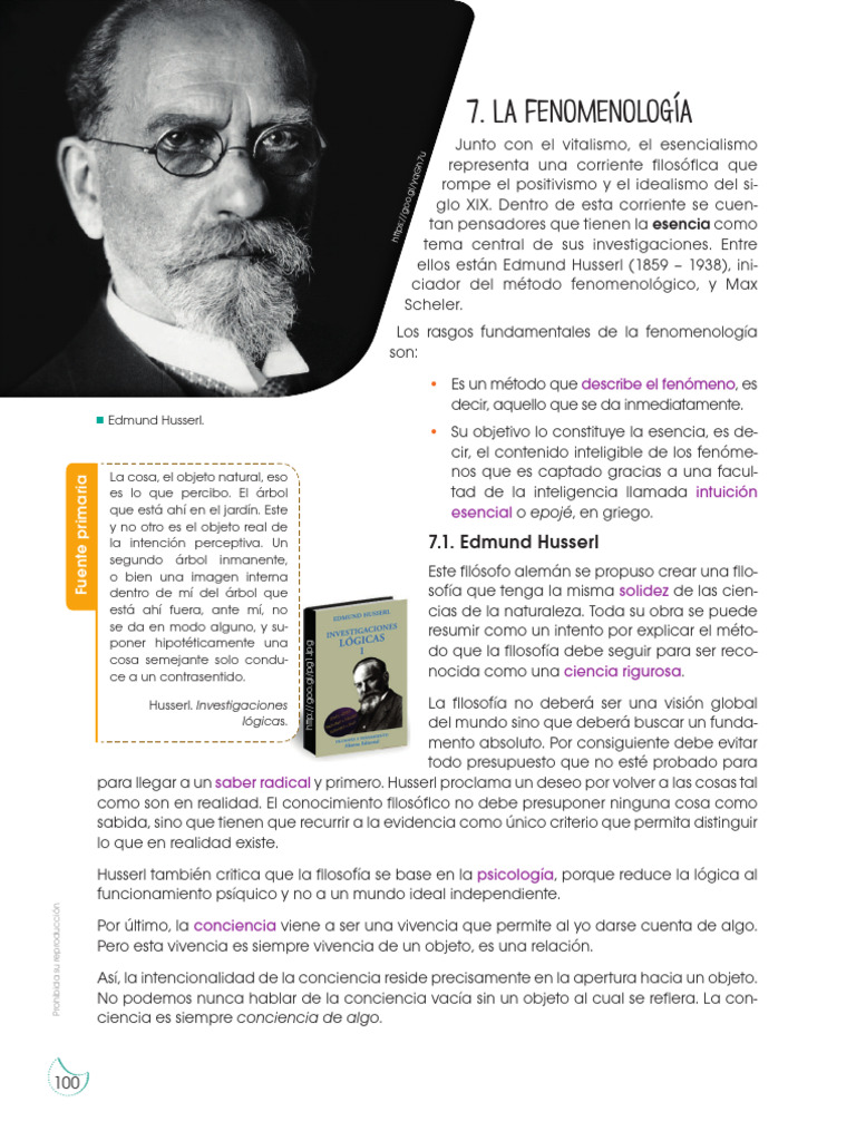 Fenomenología y filosofía de Husserl | PDF | Edmund Husserl ...