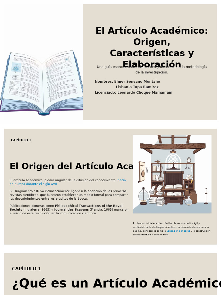 El Articulo Academico | PDF | Conocimiento | Science