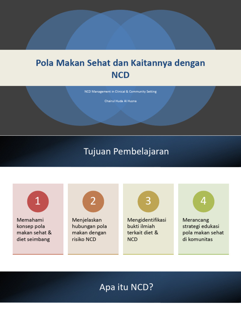 Pola Makan Sehat untuk Cegah NCD | PDF
