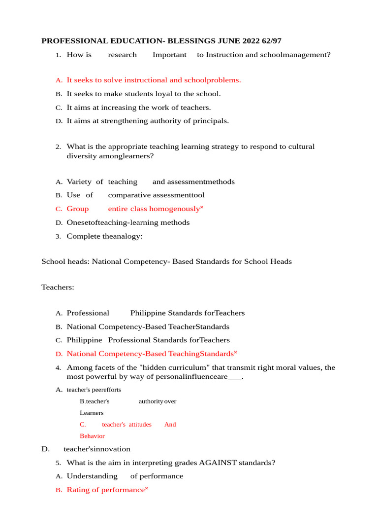 Professional Education Insights June 2022 | PDF | Learning | Teachers
