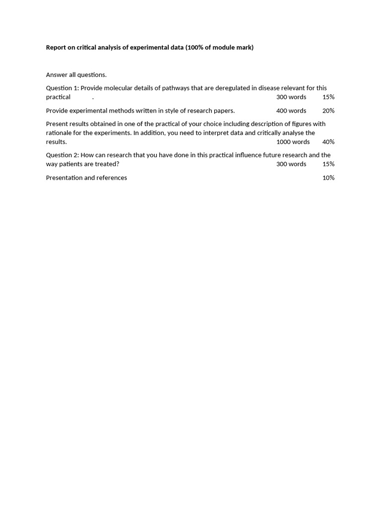 POHD Assessment December 2024 | PDF