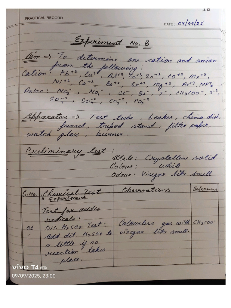 Chemistry Exp 08 | PDF