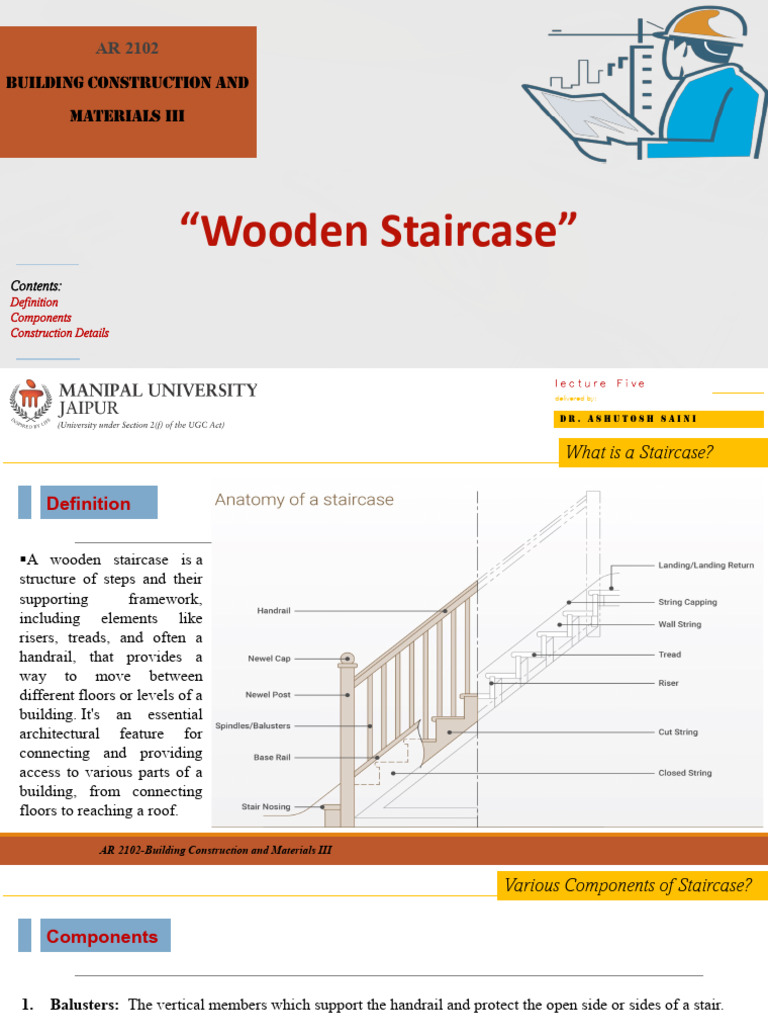 Wooden Staircase Components & Design | PDF | Stairs