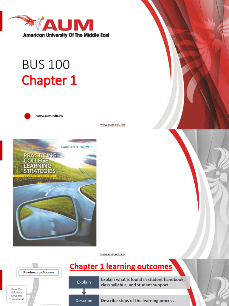 BUS 100. Chapter 1. Slides For Students | PDF | Course Credit | Curriculum