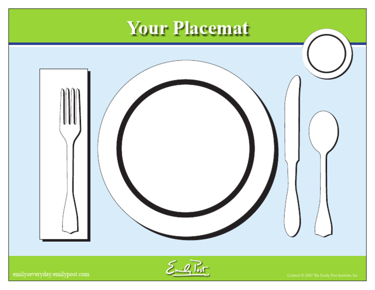 Your Placemat | PDF