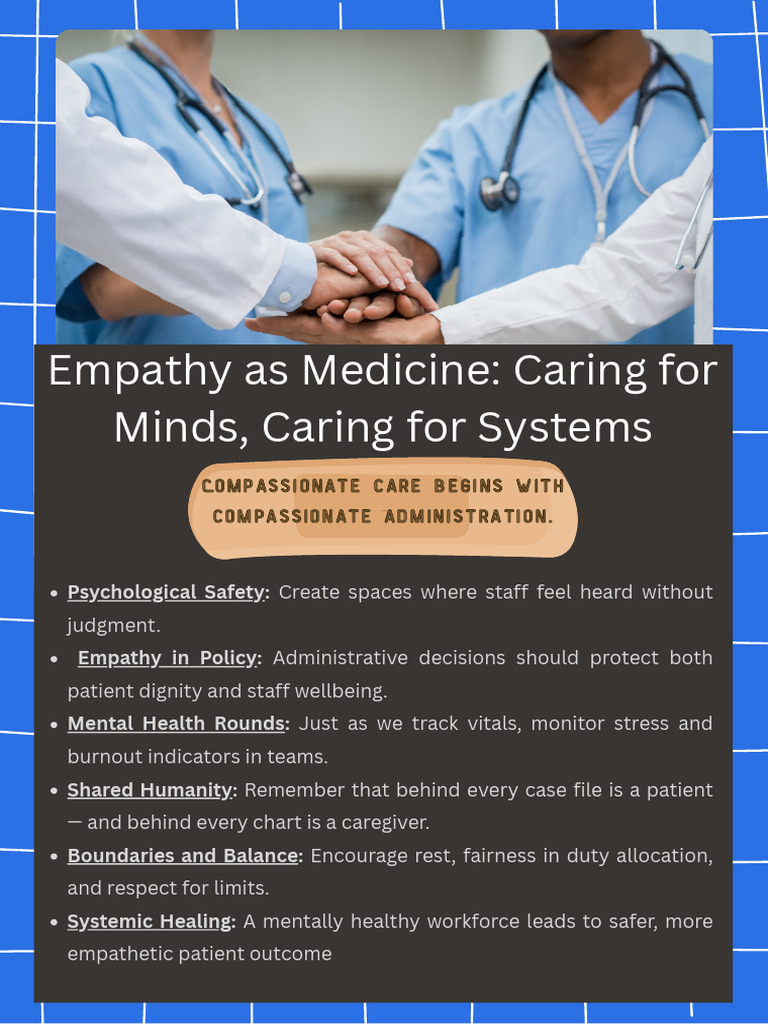 Empathy As Medicine Caring For Minds, Caring For Systems PDF | PDF