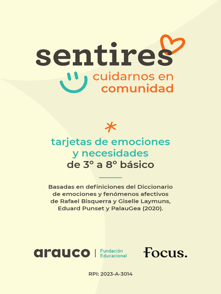 Tarjetas de Emociones M1 - 5° A 8° | PDF | Las emociones | Ira