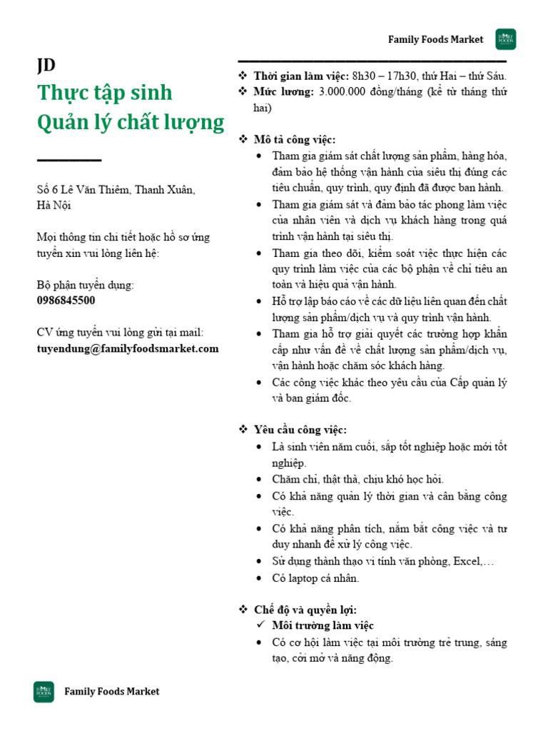 JD TTS QC FFM | PDF