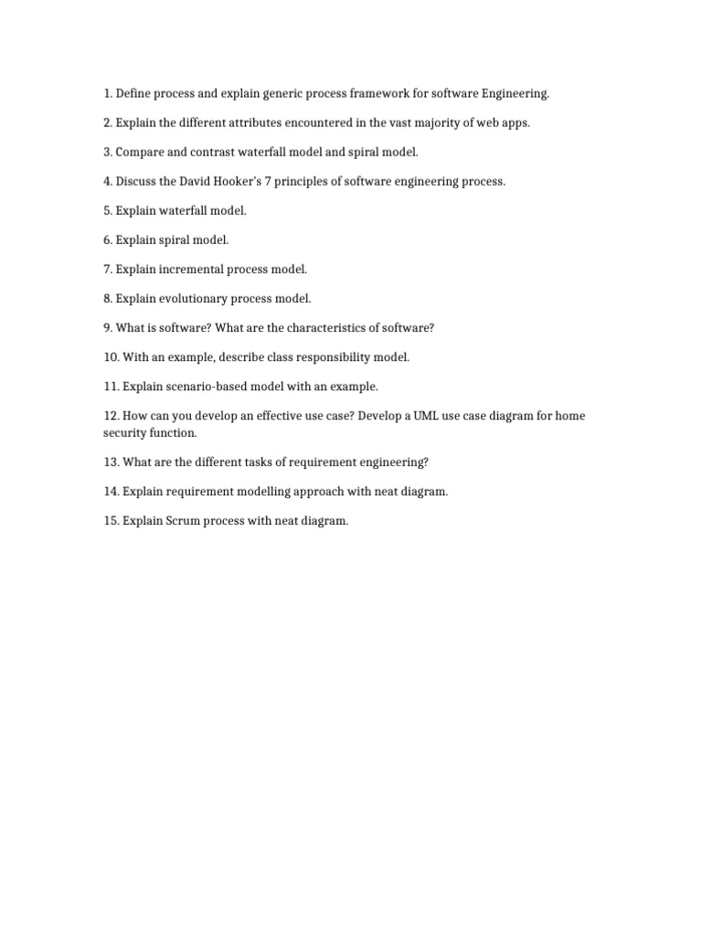 Software Engineering Process Models Explained | PDF
