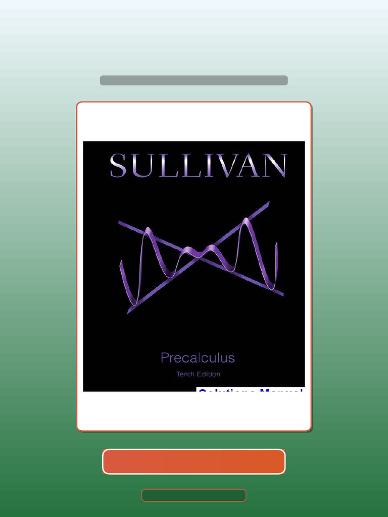 Precalculus 10th Edition Sullivan eBook and TestBank Bundle Get It Now ...