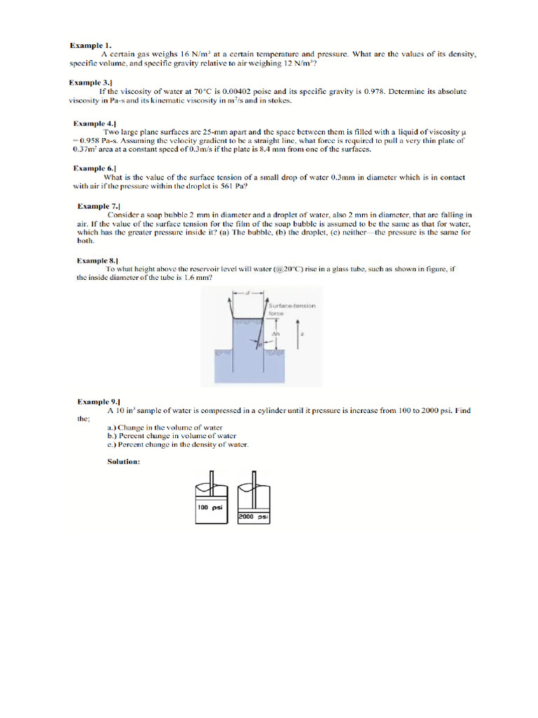 Fluids Problems | PDF