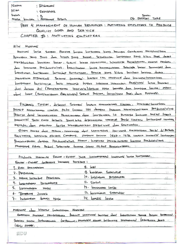 10 Riskawati PB Tugas 6 | PDF