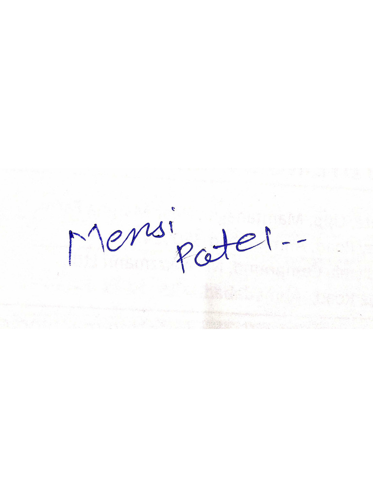 Mensi's Sign | PDF