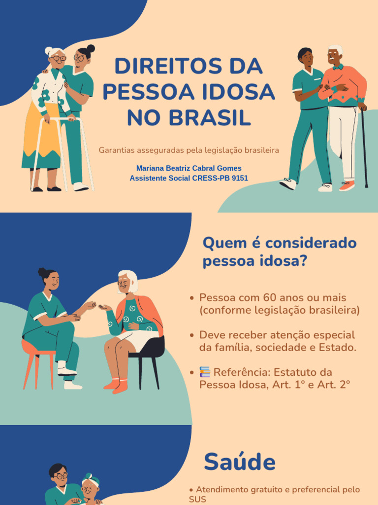 Direitos da Pessoa Idosa no Brasil | PDF | Terceira idade