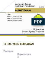 Download Makalah Kepemimpinan Umum Power Point by Ummiyatii  SN92949231 doc pdf