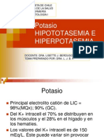 Potasio y Alteraciones Del Potasio