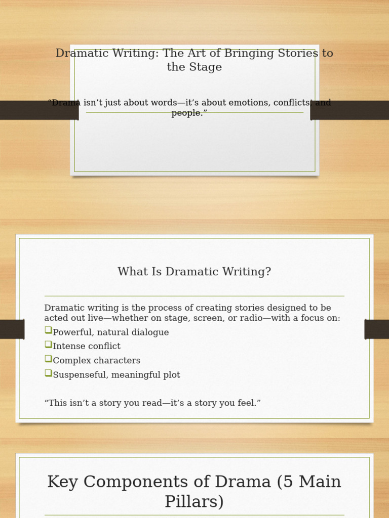 Mastering Dramatic Writing Techniques | PDF | Emotions